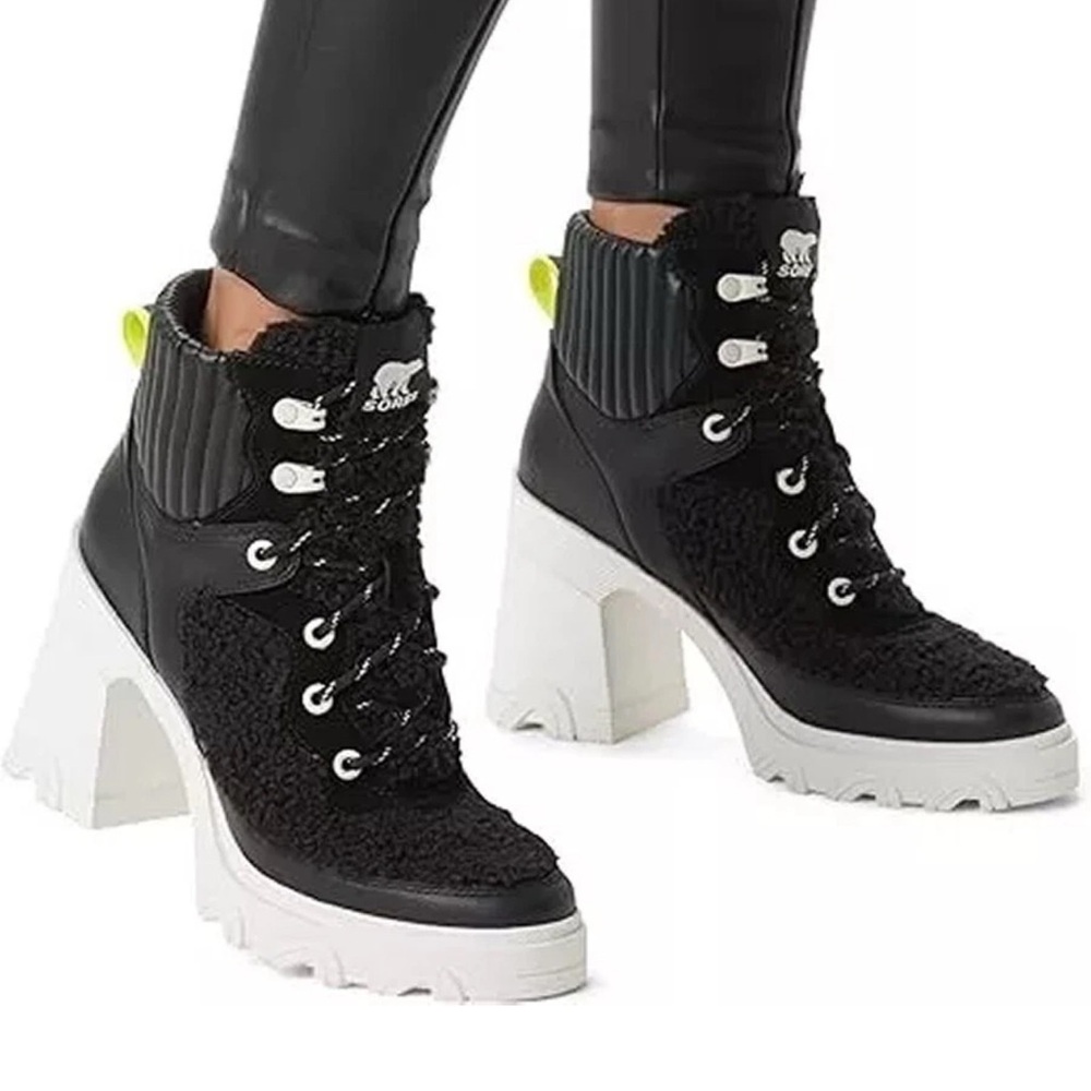 Sorel Brex Heel Cozy Lace Boots